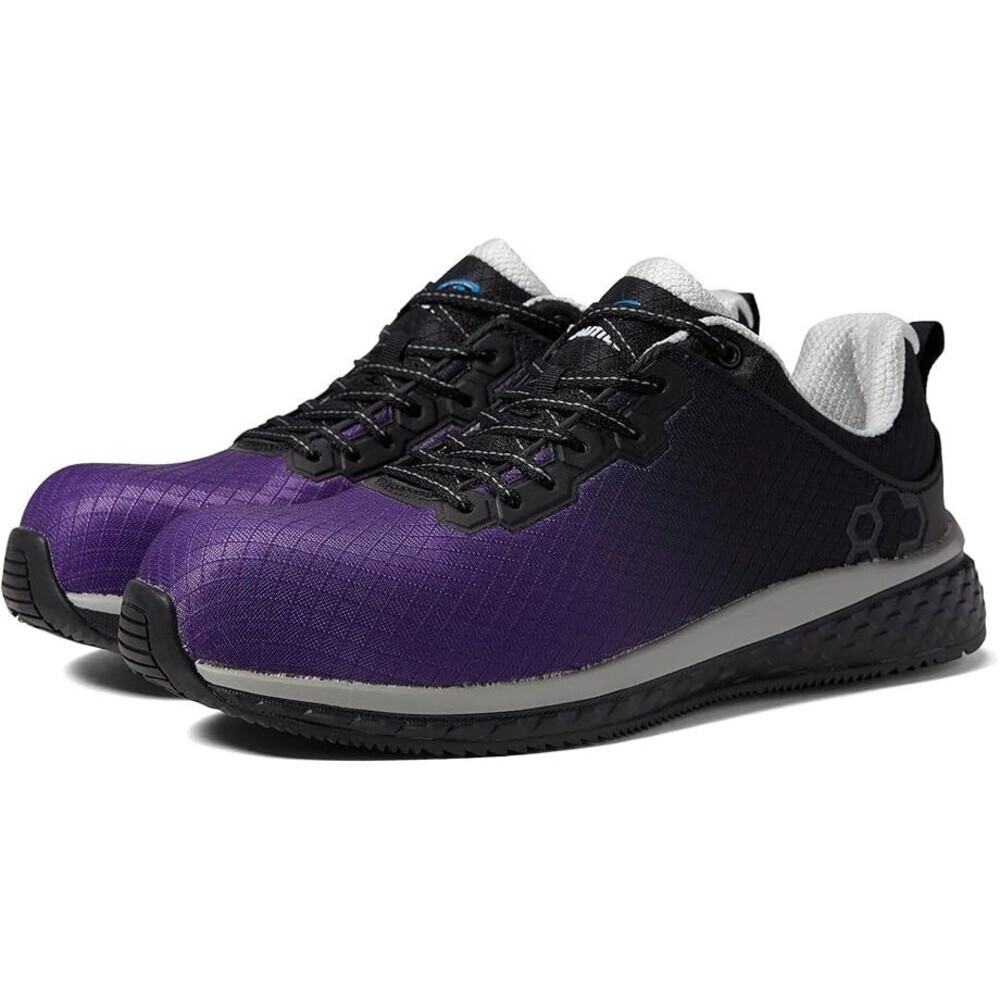 Nautilus Safety Footwear N1885 Womens US 6.5 Purple Safety Toe Work Shoes ZAP112
